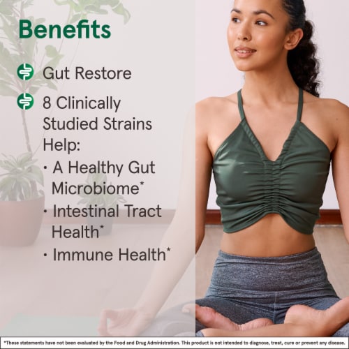 Jarrow Formulas® Jarro-Dophilus® EPS Gut Restore Probiotics Veggie Capsules Perspective: right