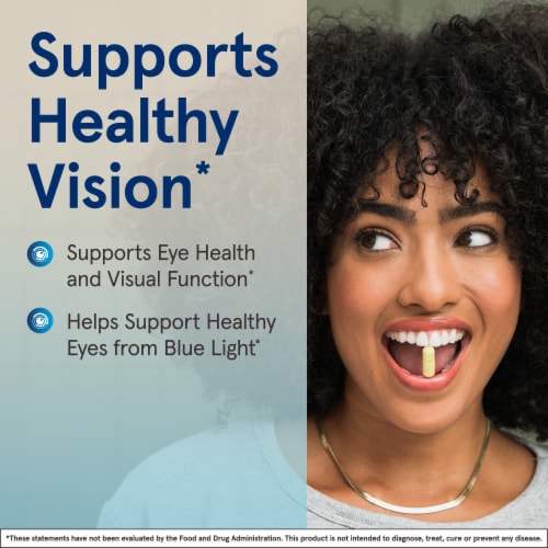 Jarrow Formulas® Lutein Visual Function Eye Health Softgels 20mg Perspective: right