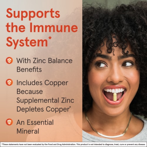 Jarrow Formulas® Zinc Balance® Capsules 15 mg Perspective: right