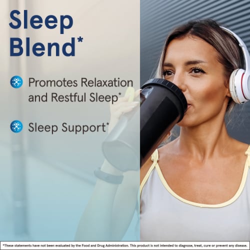 Jarrow Formulas® Soothing Night™ Sleep Blend Cherry Flavored Powder Perspective: right