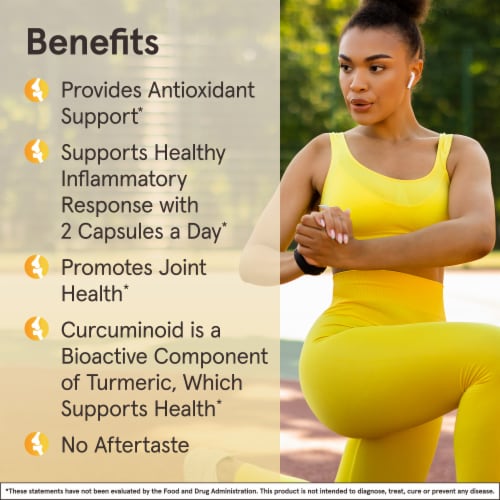 Jarrow Formulas® Curcumin Turmeric Extract Capsules Perspective: right