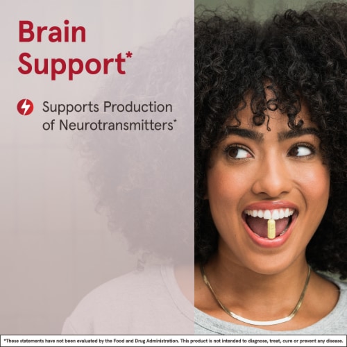 Jarrow Formulas® L-Tyrosine Amino Acid Brain Support Capsules 500mg Perspective: right