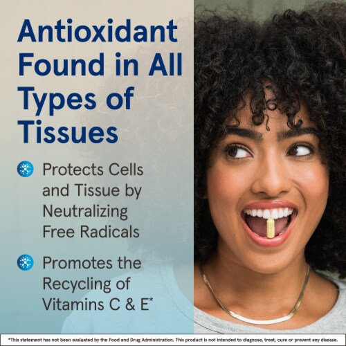 Jarrow Formulas® Glutathione Reduced Intracellular Antioxidant Capsules 500 mg Perspective: right