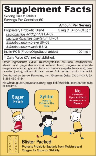 Jarrow Formulas Yum-Yum Dophilus® Natural Raspberry Perspective: right