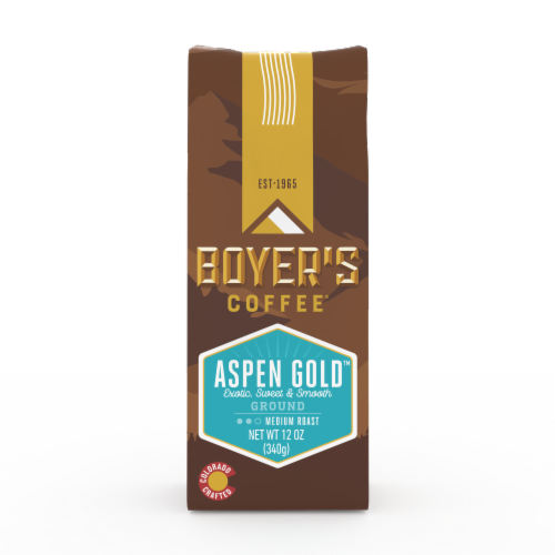 Boyer's Coffee® Aspen Gold Medium Roast Ground Coffee Perspective: right