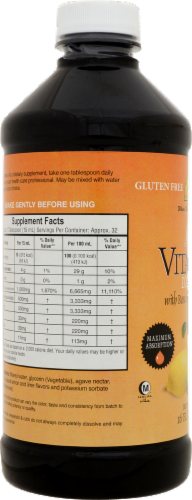 Dynamic Health Liquid Vitamin C 1000mg Natural Citrus Dietary Supplement Perspective: right