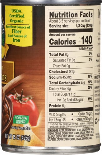 Walnut Acres Organic® Maple & Onion Baked Beans Perspective: right