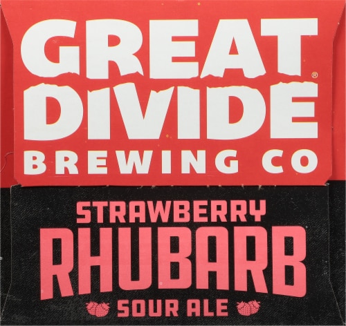 Great Divide Brewing Co.® Strawberry Rhubarb Sour Ale Perspective: right
