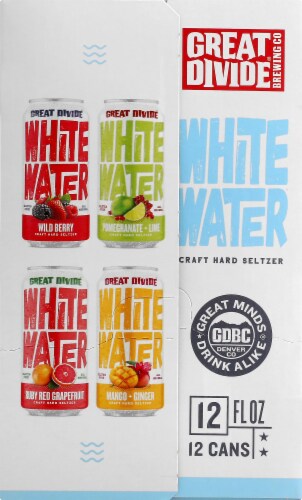 Great Divide Whitewater Seltzer Hard Seltzer Variety Pack Perspective: right