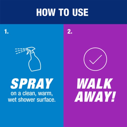 Clean Shower Fresh Clean Scent Daily Shower Cleaner Perspective: right
