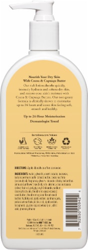 Burts Bees Cocoa and Cupuau Butter Body Lotion Perspective: right