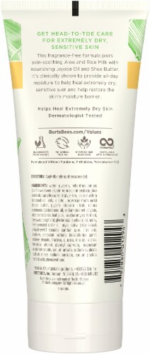 Burt's Bees Ultimate Care Sensitive Aloe and Rice Milk Healing Body Lotion Perspective: right