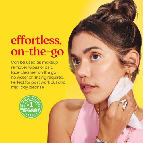 Burt's Bees Purifying Facial Towelettes Perspective: right
