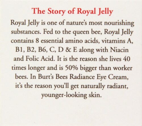 Burt's Bees Radiance Eye Cream Perspective: right
