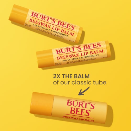Burt's Bees Beeswax Moisturizing Lip Balm Perspective: right