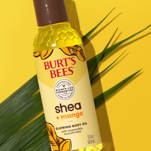 Burt's Bees Shea + Mango Glowing Body Oil Perspective: right