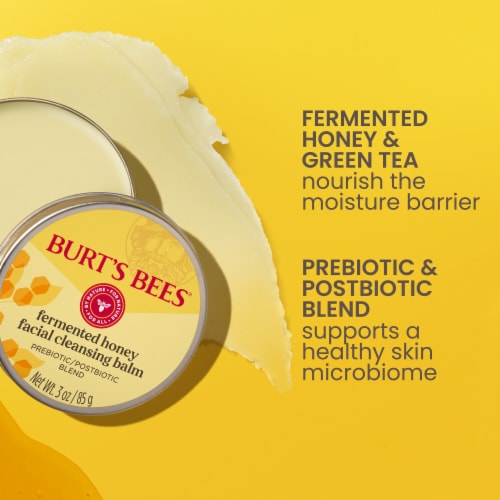 Burt's Bees Fermented Honey Facial Cleansing Balm Perspective: right