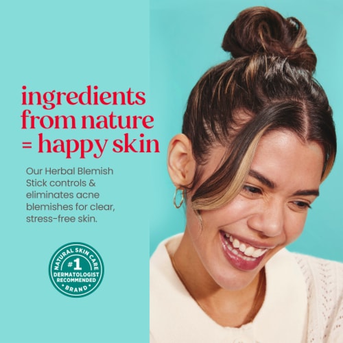 Burts Bees Clear and Balanced Herbal Blemish Stick Perspective: right