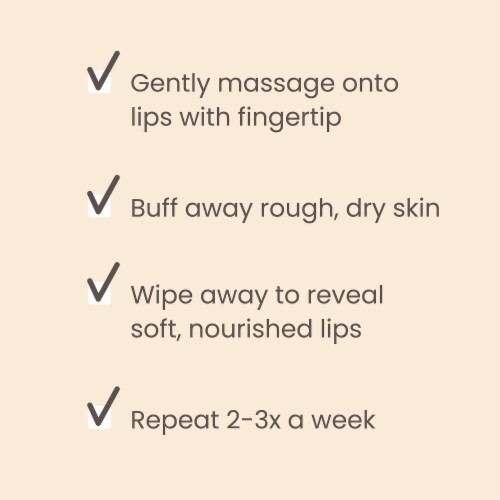 Burt's Bees Conditioning Lip Scrub Perspective: right