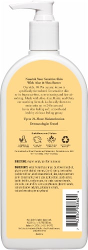 Burt's Bees Sensitive Skin Aloe and Shea Butter Body Lotion Perspective: right
