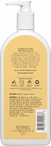 Burts Bees Hemp Body Lotion with Hemp Seed Oil Perspective: right