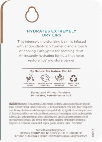Burt's Bees Cooling Eucalyptus Rescue Balm Perspective: right