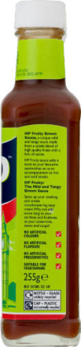 Heinz HP Fruity Mild Tangy Brown Sauce Perspective: right