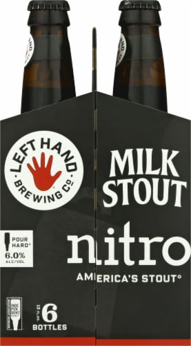 Left Hand Brewing Co. Nitro Milk Stout Perspective: right