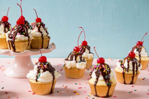 Bake it with Mel - DIY Cherry Sundae Cupcake Kit Perspective: right