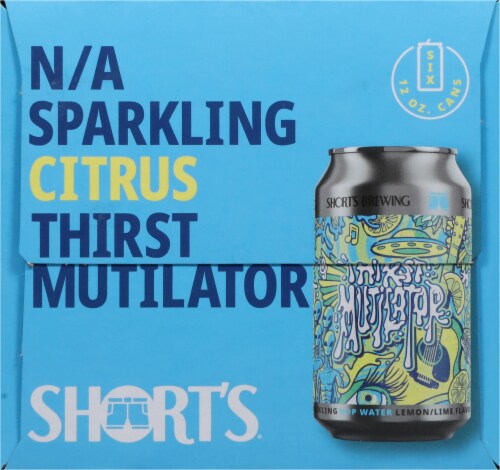 Short's® Thirst Mutilator Sparkling Lemon Lime Hop Water Cans Perspective: right