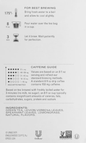 Tazo® Zen™ Green Tea Bags Perspective: right