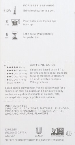 Tazo Organic Peach Cobbler Black Tea Perspective: right