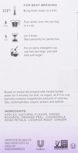 Tazo® Glazed Lemon Loaf Herbal Tea Bags Perspective: right