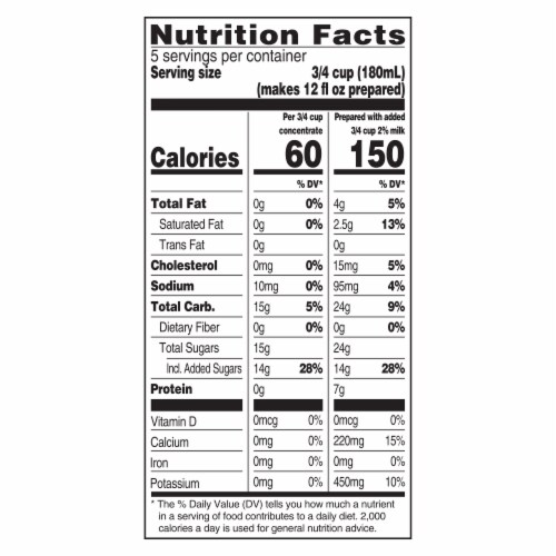 Tazo® London Fog Latte Black Tea Concentrate Perspective: right