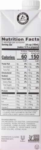Tazo® Rose Pink Latte Herbal Tea Concentrate Perspective: right