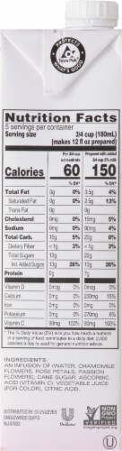 Tazo® Rose Pink Latte Herbal Tea Concentrate Perspective: right
