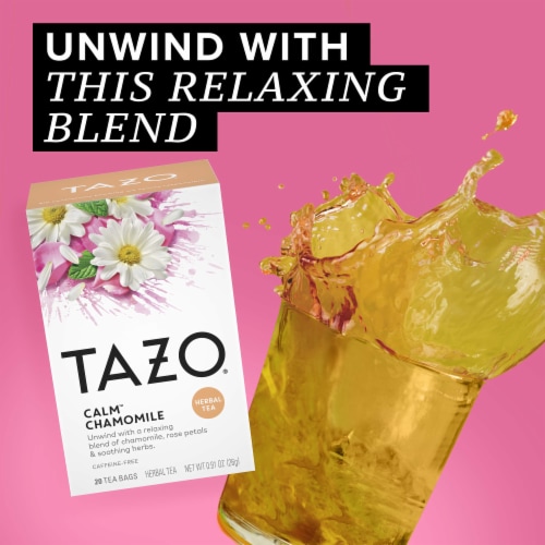 Tazo® Calm™ Chamomile Herbal Tea Bags Perspective: right