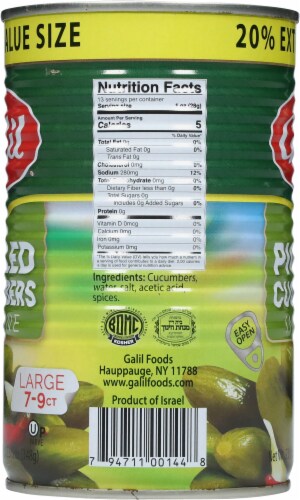 Galil® Pickled Cucumbers In Brine Perspective: right