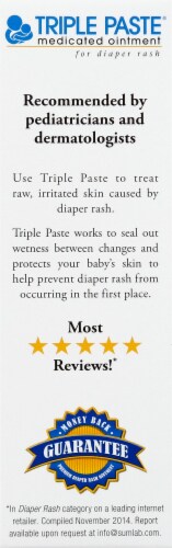 Triple Paste Medicated Diaper Rash Ointment Perspective: right