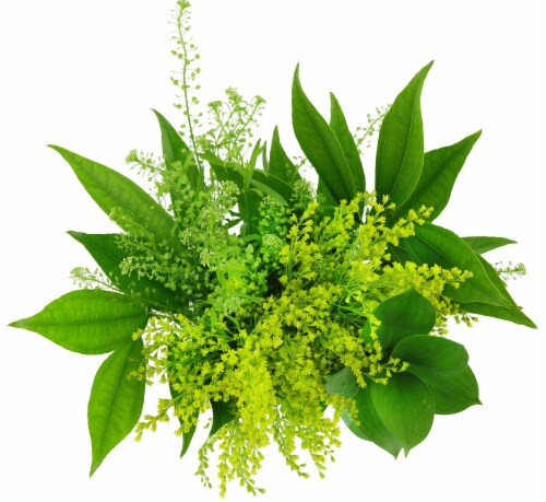Assorted Filler Green Bunch Bouquet Perspective: right