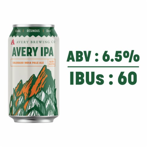 Avery India Pale Ale Craft Beer Cans Perspective: right