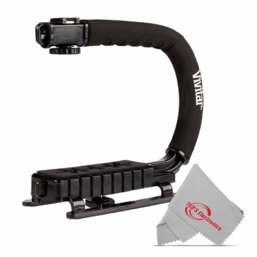 Vivitar Camera And Smartphone Sports Action Grip With Phone Clamp And Cold Shoe Perspective: right