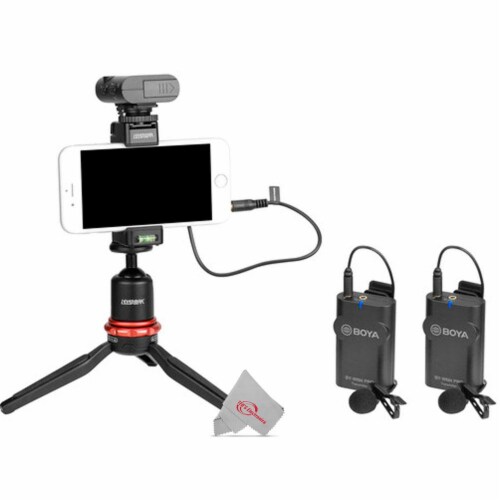 Boya BY-WM4 Pro k2 Dual-Channel Digital Wireless Microphone Perspective: right