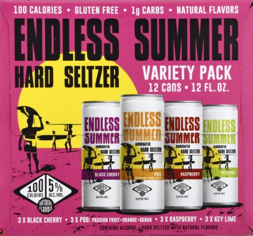 Endless Summer Hard Seltzer Variety Pack Perspective: right