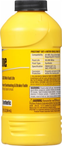 Prestone DOT 4 Brake Fluid Perspective: right