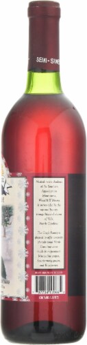 Woodmill Winery Carolina Christmas Mon Amour Semi-Sweet Rose Wine Perspective: right