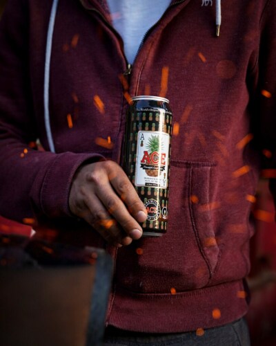 Ace Pineapple Craft Cider Single Can Perspective: right