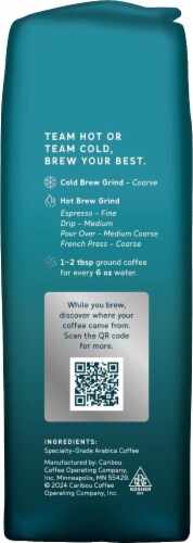 Caribou Coffee Caribou Blend Medium Roast Decaffeinated Ground Coffee Perspective: right
