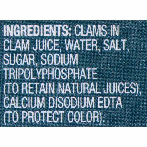 Snow's® Bumble Bee Minced Clams in Clam Juice Perspective: right