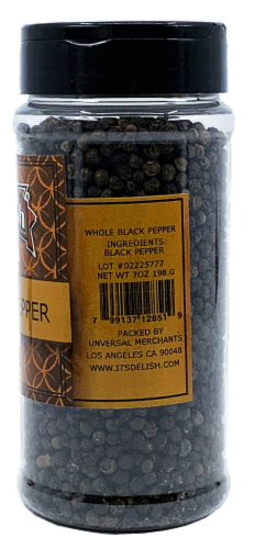 It's Delish® Whole Black Pepper Perspective: right
